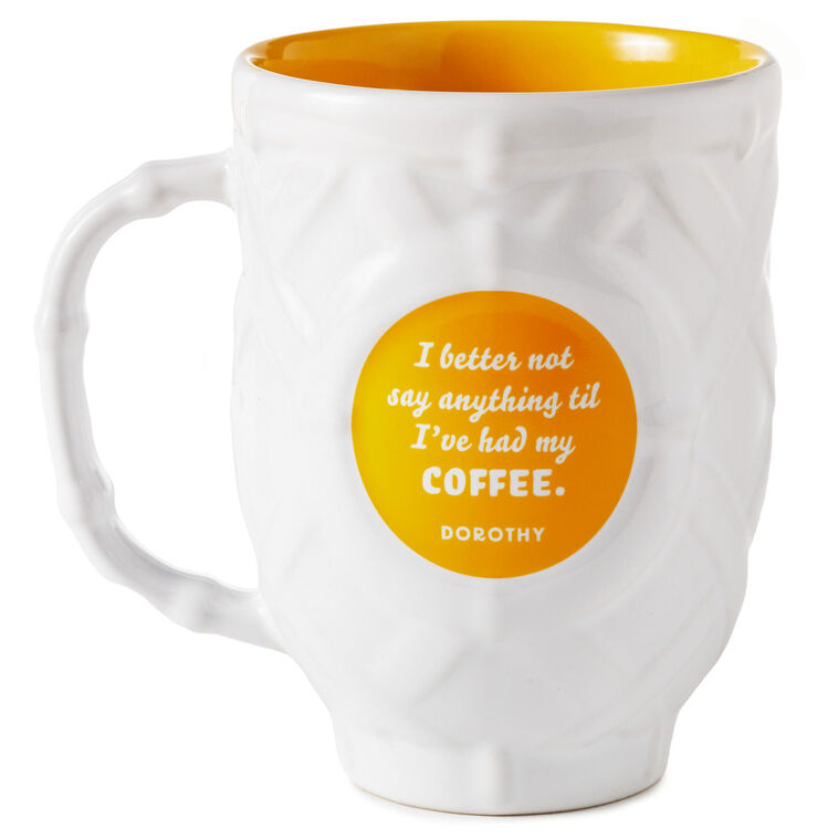 Hallmark The Golden Girls Dorothy Zbornak Sculpted Mug 14.5 Oz