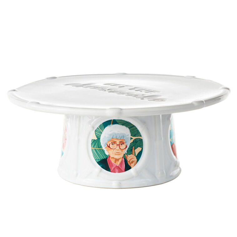 Hallmark The Golden Girls “Get The Cheesecake” Cake Stand