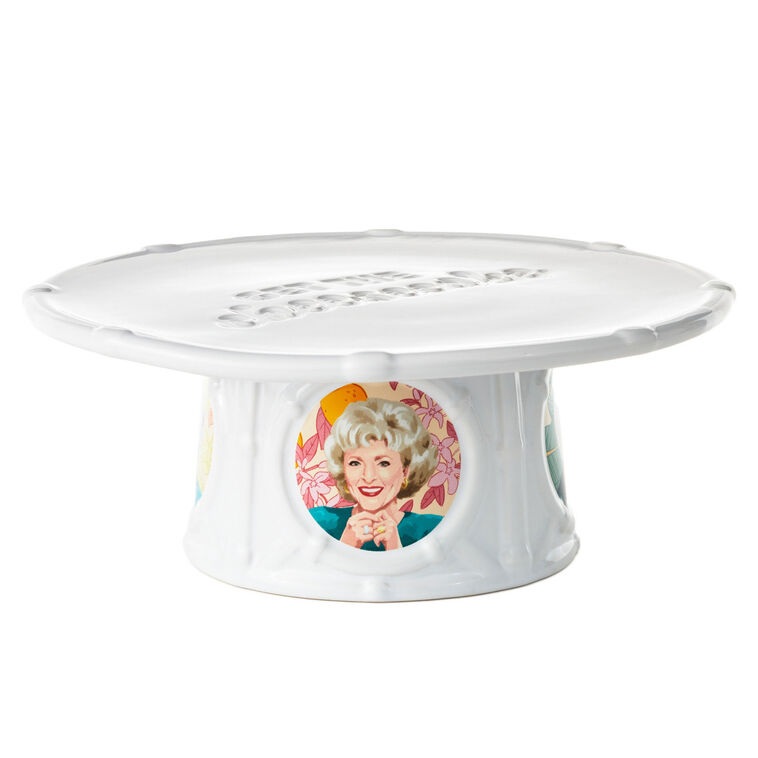 Hallmark The Golden Girls “Get The Cheesecake” Cake Stand