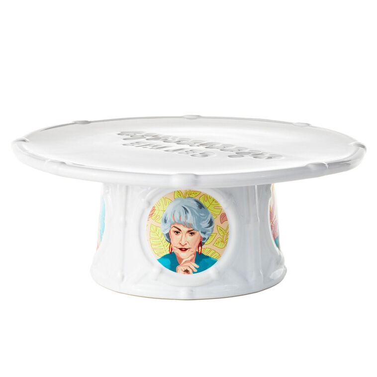 Hallmark The Golden Girls “Get The Cheesecake” Cake Stand