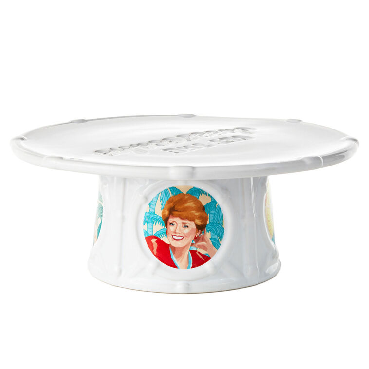 hallmark The Golden Girls “Get the Cheesecake” Cake Stand
