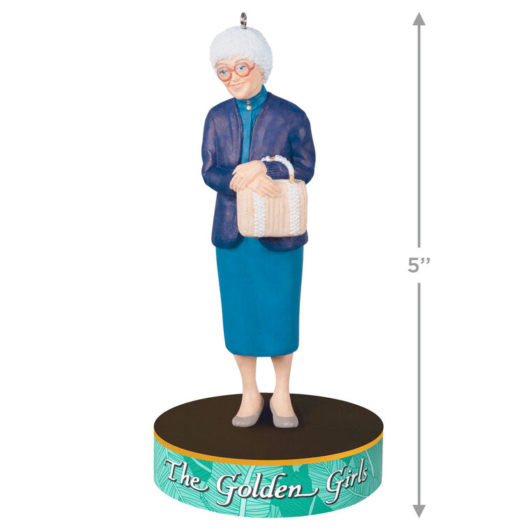 Hallmark The Golden Girls Sophia Petrillo Ornament With Sound