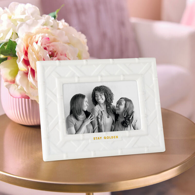 Hallmark The Golden Girls Stay Golden Ceramic Picture Frame 4x6