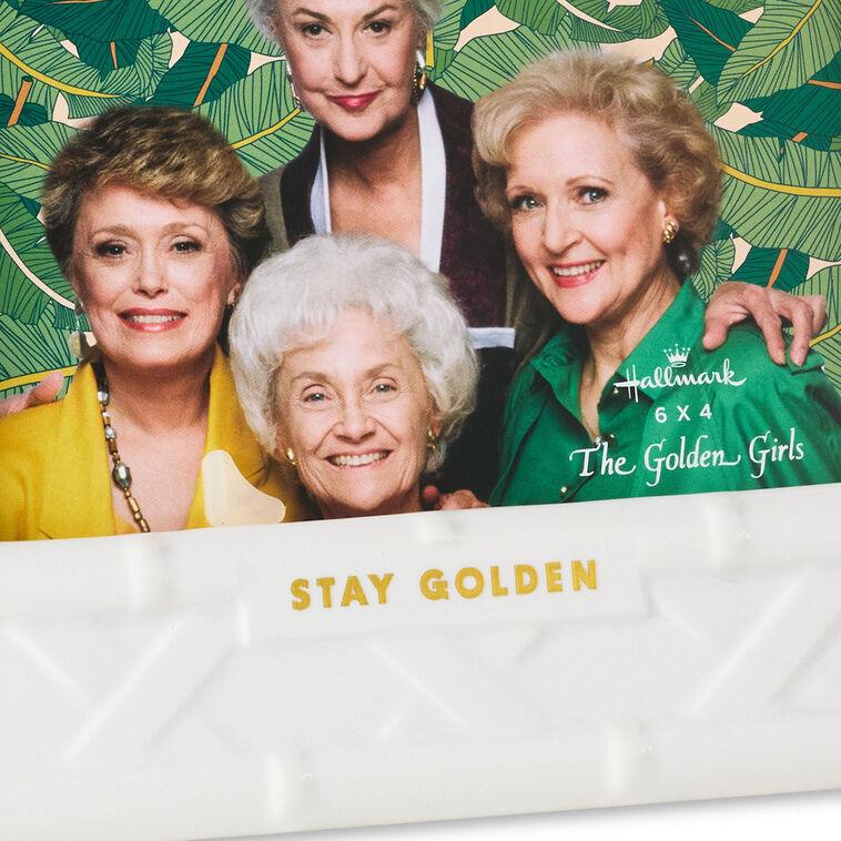 Hallmark The Golden Girls Stay Golden Ceramic Picture Frame 4x6