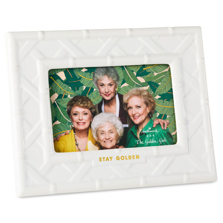 hallmark The Golden Girls Stay Golden Ceramic Picture Frame 4x6