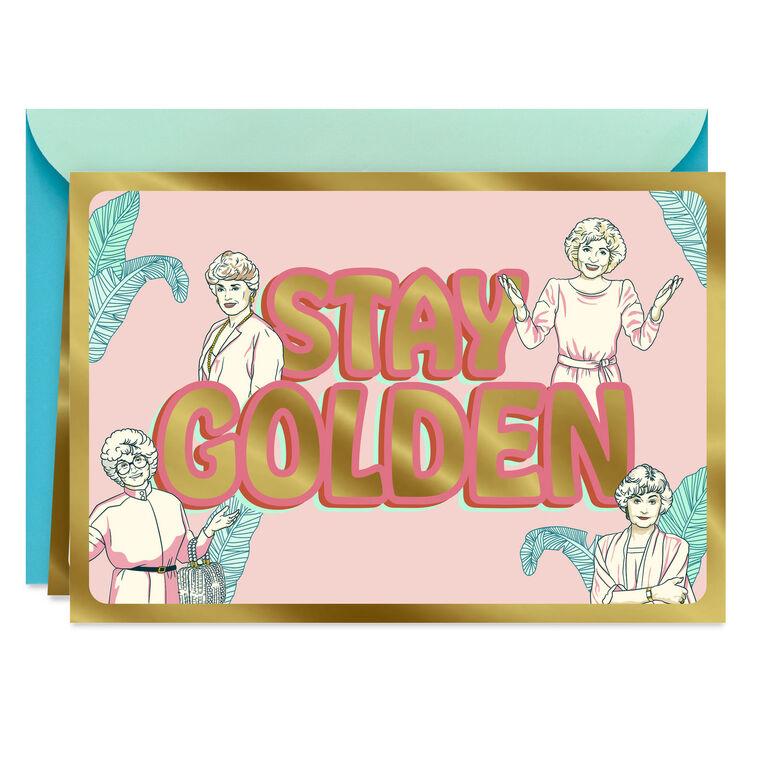 hallmark The Golden Girls Stay Golden Friendship Card