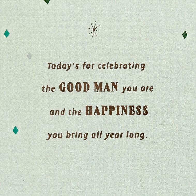 Hallmark The Good Man You Are Birthday Card For Stepdad