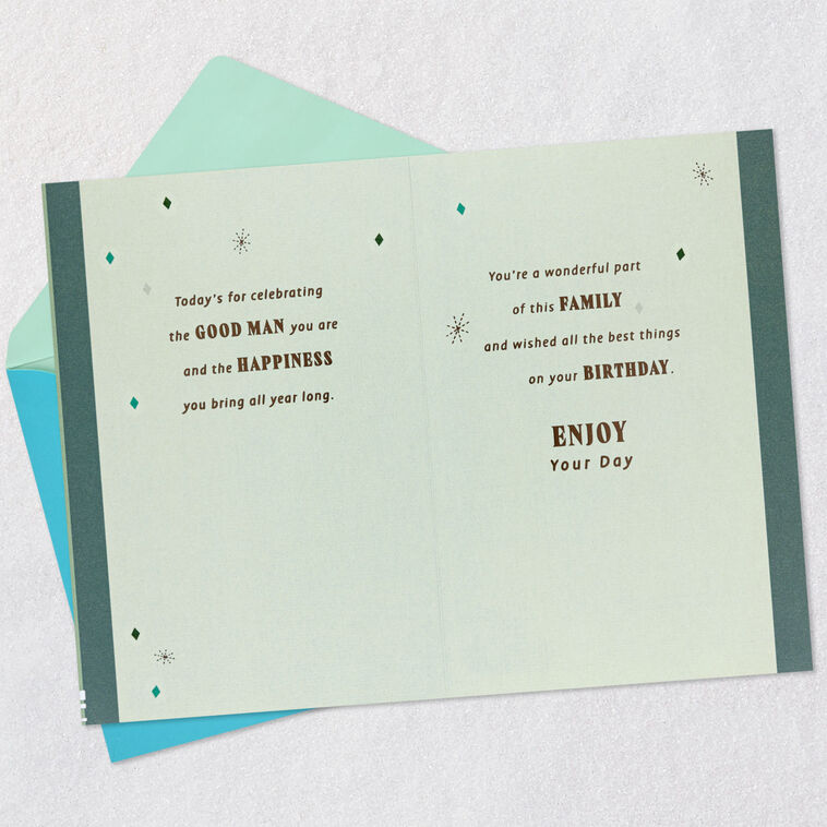 Hallmark The Good Man You Are Birthday Card For Stepdad