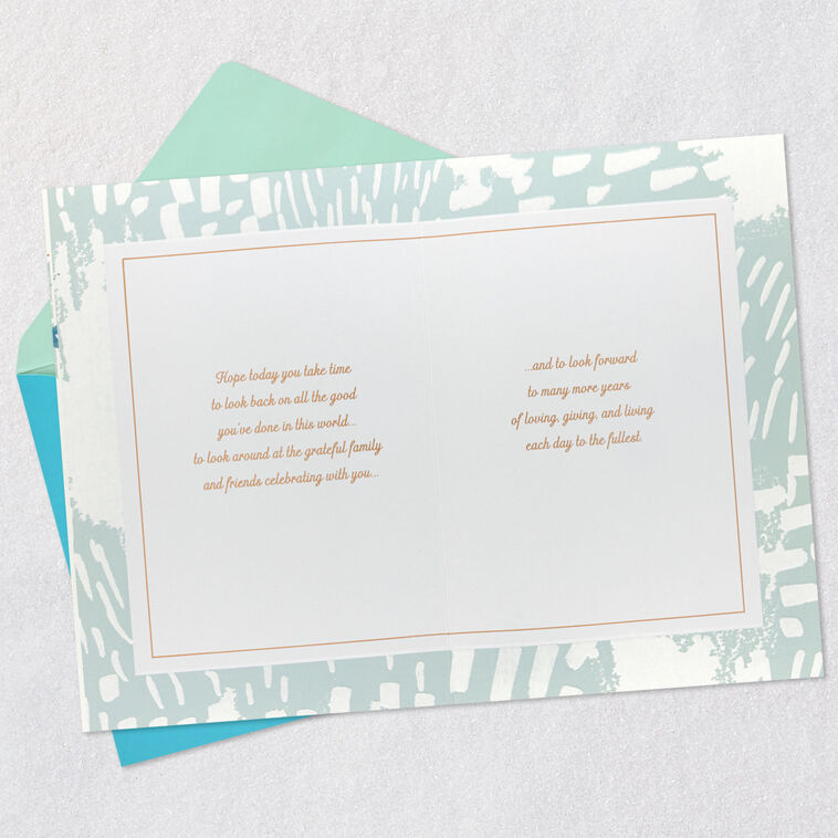 Hallmark The Good You've Done In This World Birthday Card