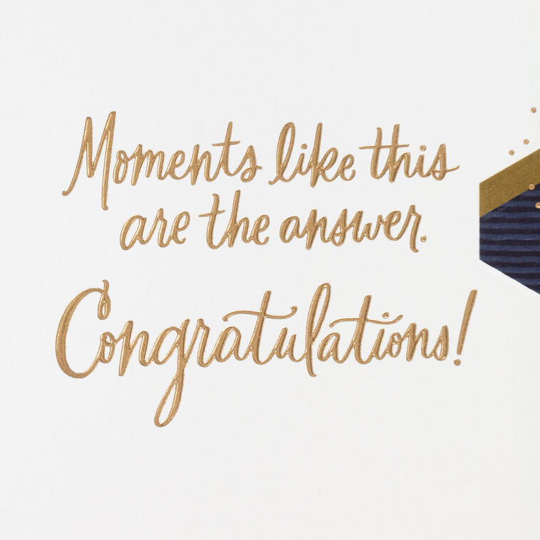 Hallmark The Hard Work Was Worth It Congratulations Card