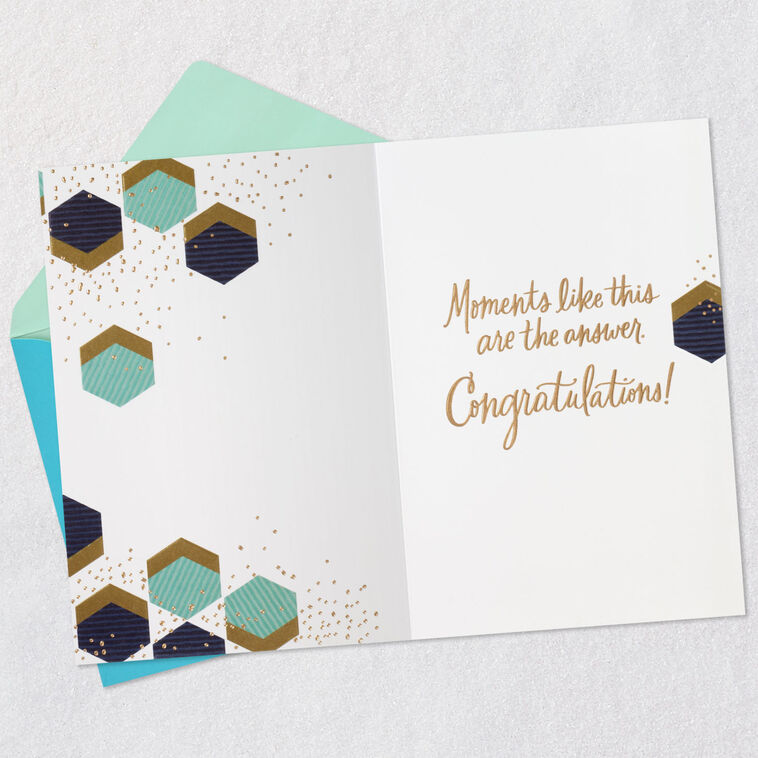 Hallmark The Hard Work Was Worth It Congratulations Card