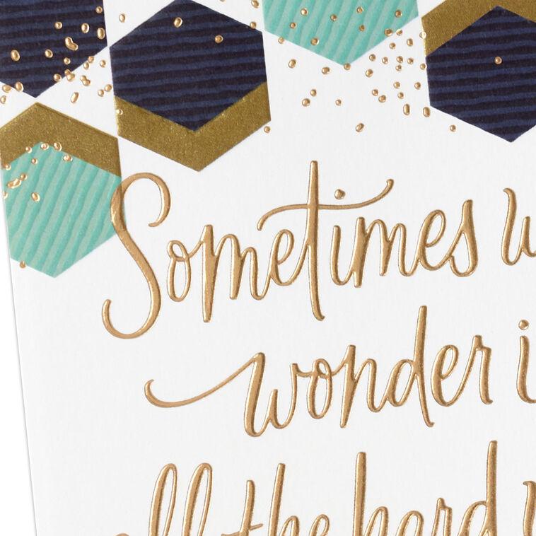 Hallmark The Hard Work Was Worth It Congratulations Card