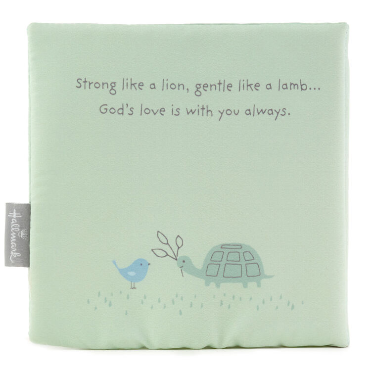 Hallmark The Lion And The Lamb: A Touch & Feel Book About God's Love Cloth Book