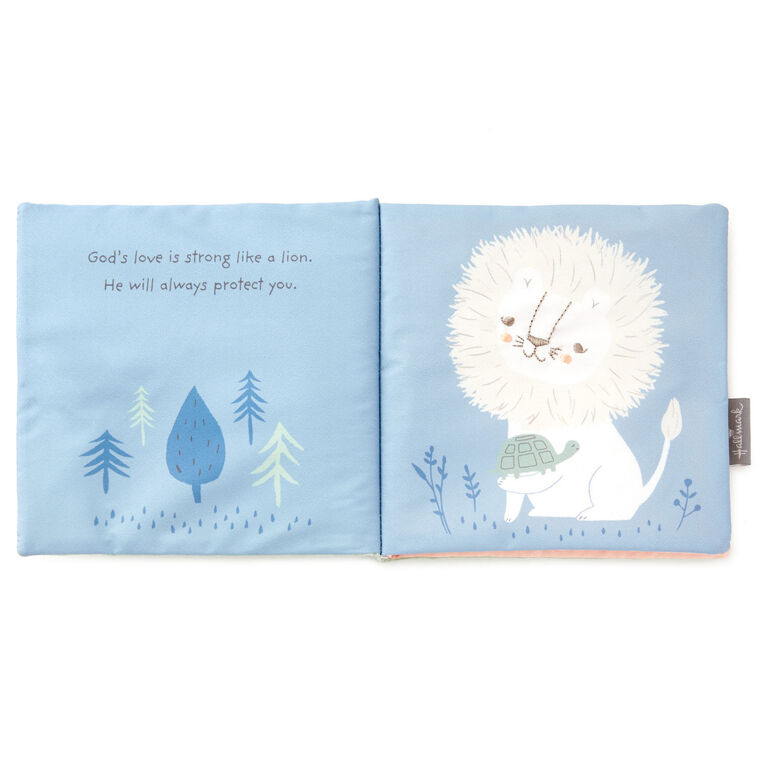 Hallmark The Lion And The Lamb: A Touch & Feel Book About God's Love Cloth Book