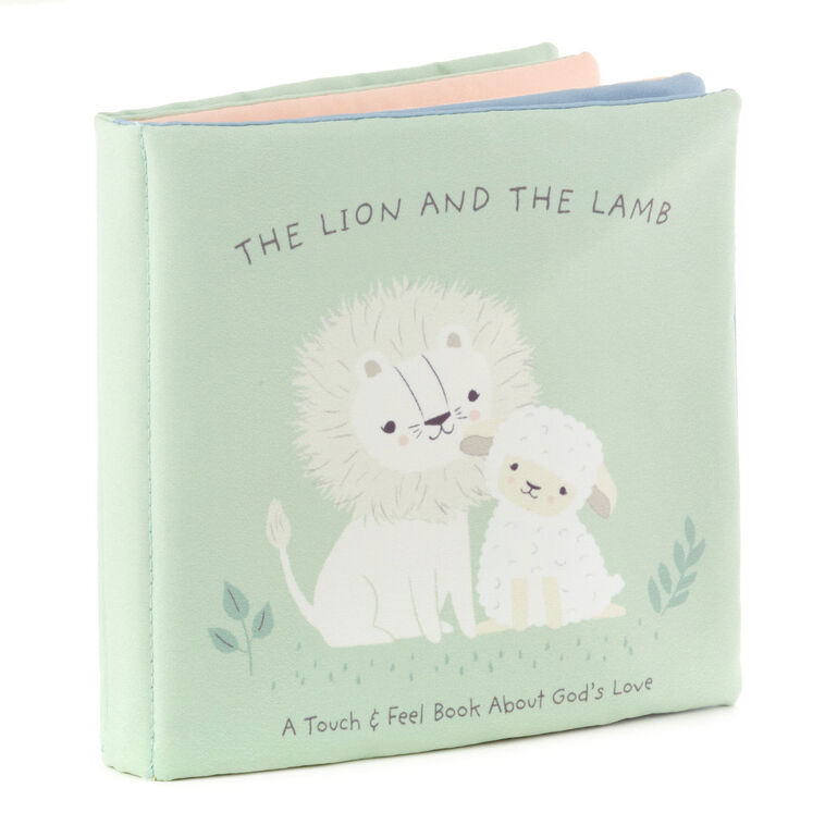 hallmark The Lion and The Lamb: A Touch & Feel Book About God's Love Cloth Book