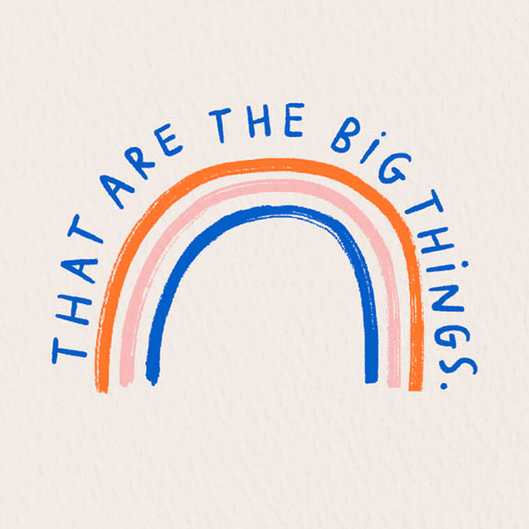 Hallmark The Little Things Are The Big Things Thank-You Card
