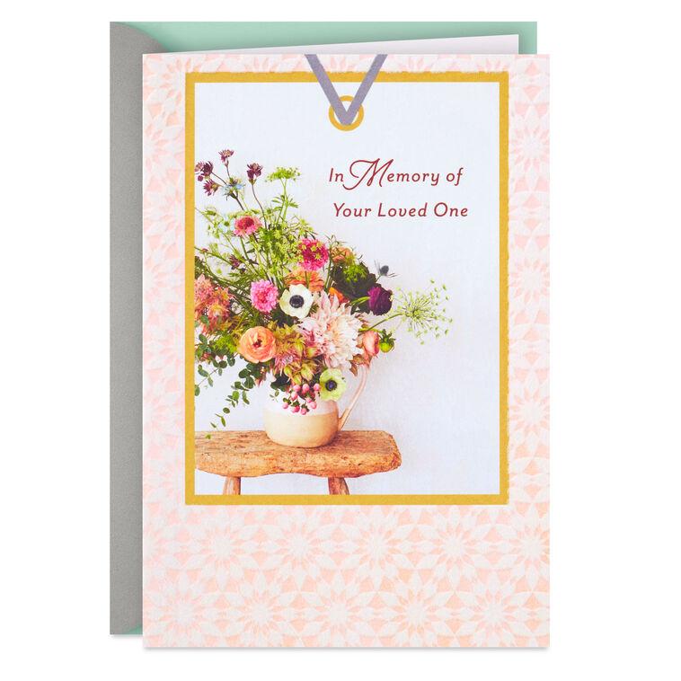 hallmark The Lord Is With You Religious Sympathy Card for Loss of Loved One
