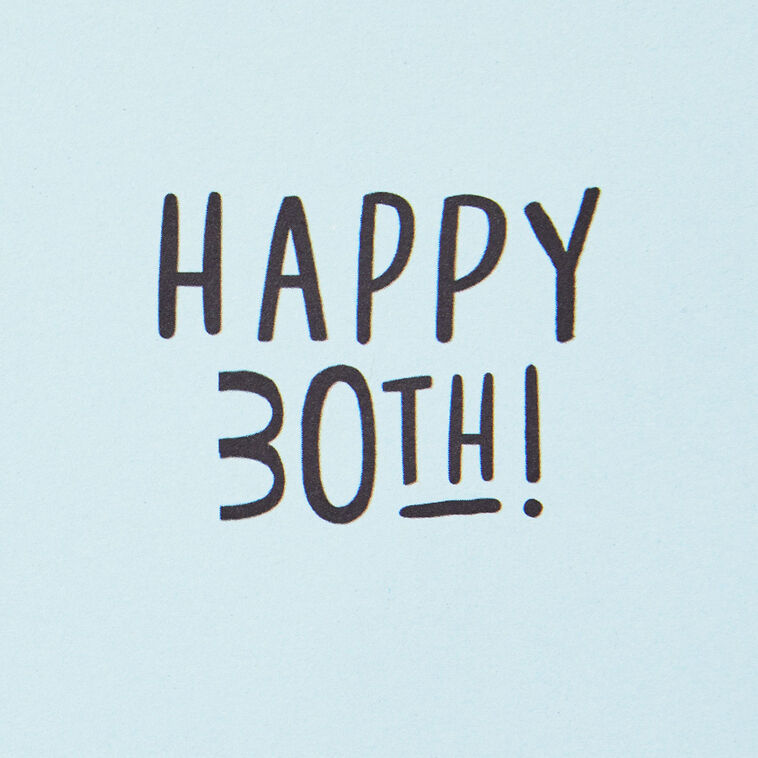 Hallmark The Loss Of Your 20s Funny 30th Birthday Card