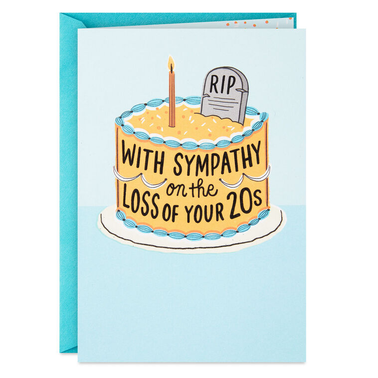 hallmark The Loss of Your 20s Funny 30th Birthday Card