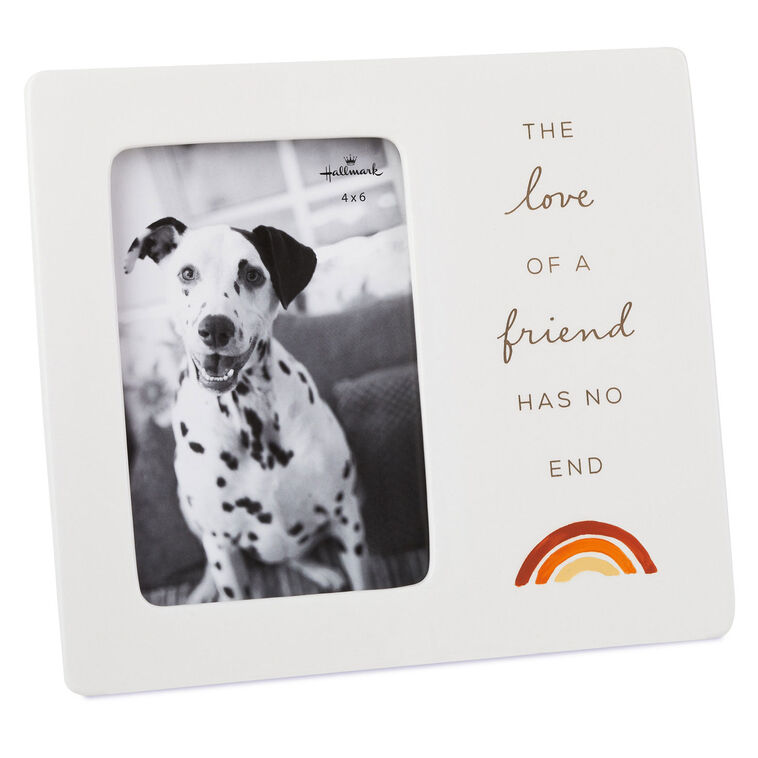 hallmark The Love of a Friend Pet Memory Picture Frame 4x6