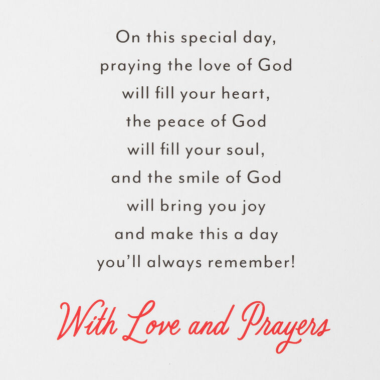 Hallmark The Love Of God Religious Confirmation Card For Grandson