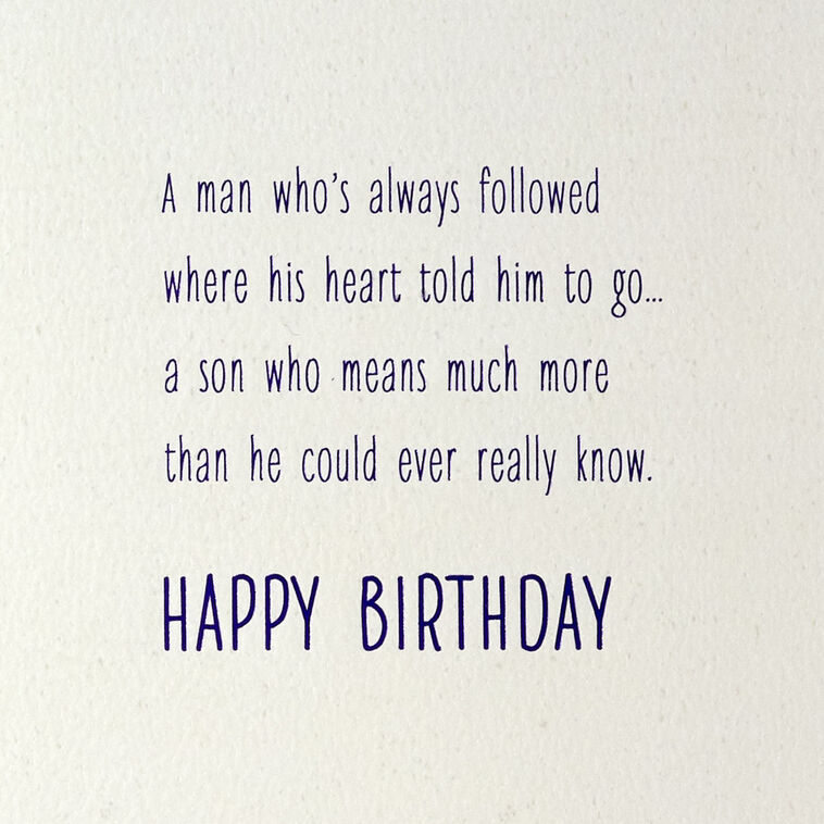 Hallmark The Man You Have Become Birthday Card For Son