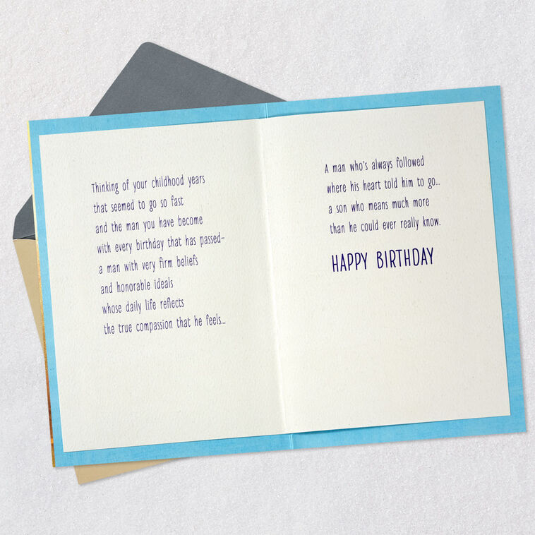 Hallmark The Man You Have Become Birthday Card For Son