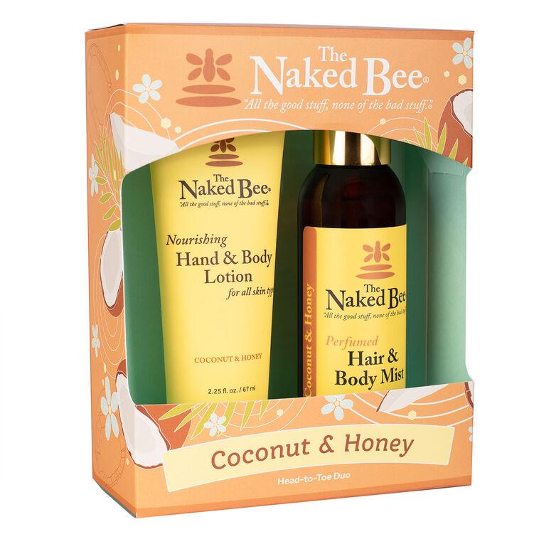 hallmark The Naked Bee Coconut and Honey Head-to-Toe Duo Gift Set