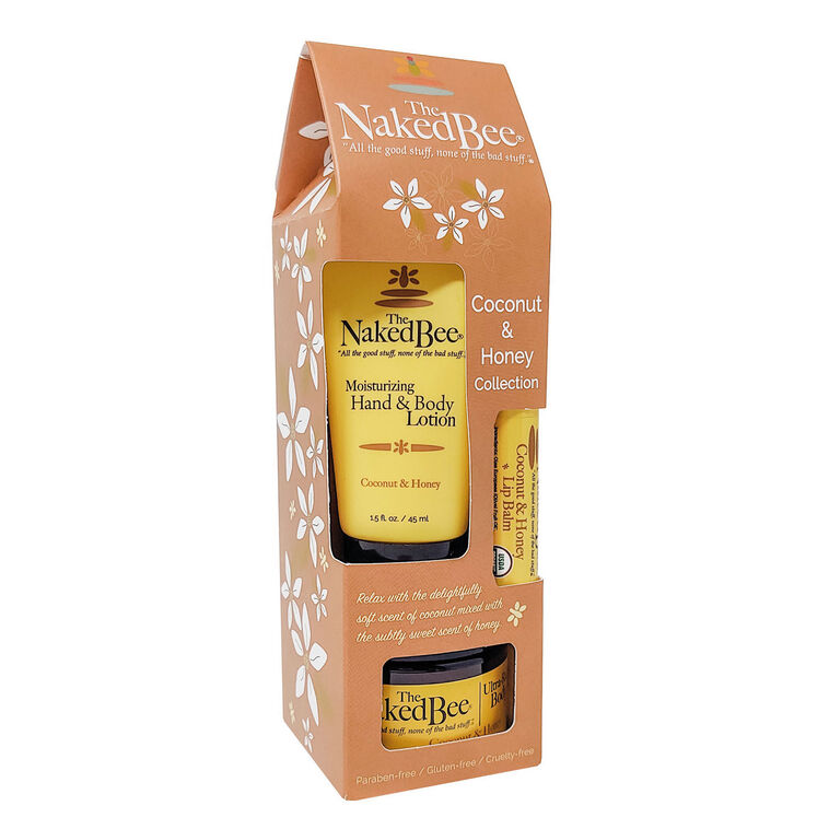 hallmark The Naked Bee Coconut & Honey Gift Set 3 Pieces