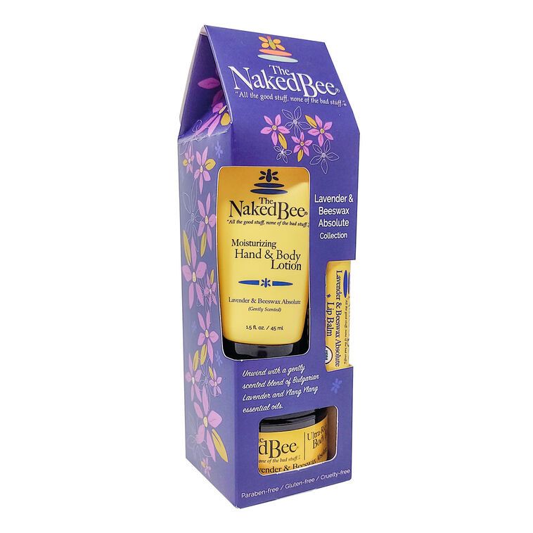 hallmark The Naked Bee Lavender & Beeswax Gift Set 3 Pieces