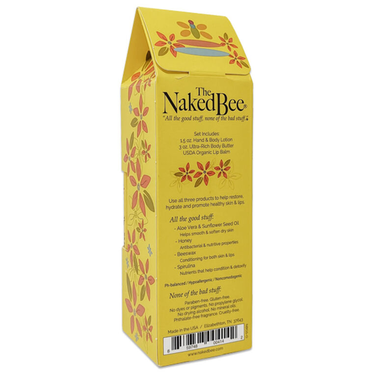 Hallmark The Naked Bee Orange Blossom Honey Hand And Body Care Set Of 3