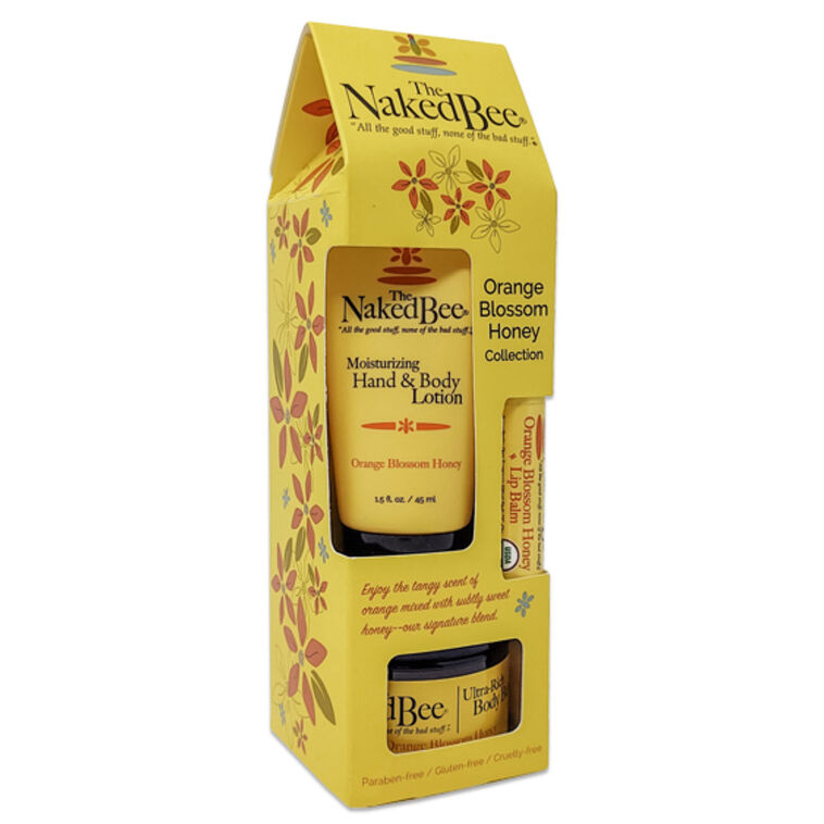 hallmark The Naked Bee Orange Blossom Honey Hand and Body Care Set of 3