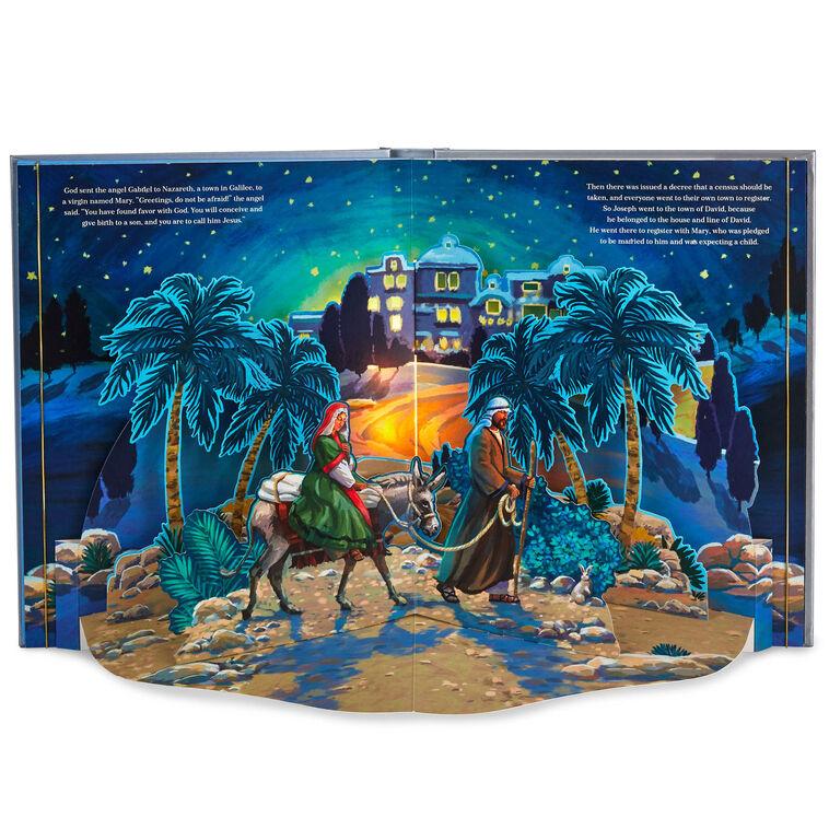 Hallmark The Nativity Story Pop-Up Book With Light And Sound