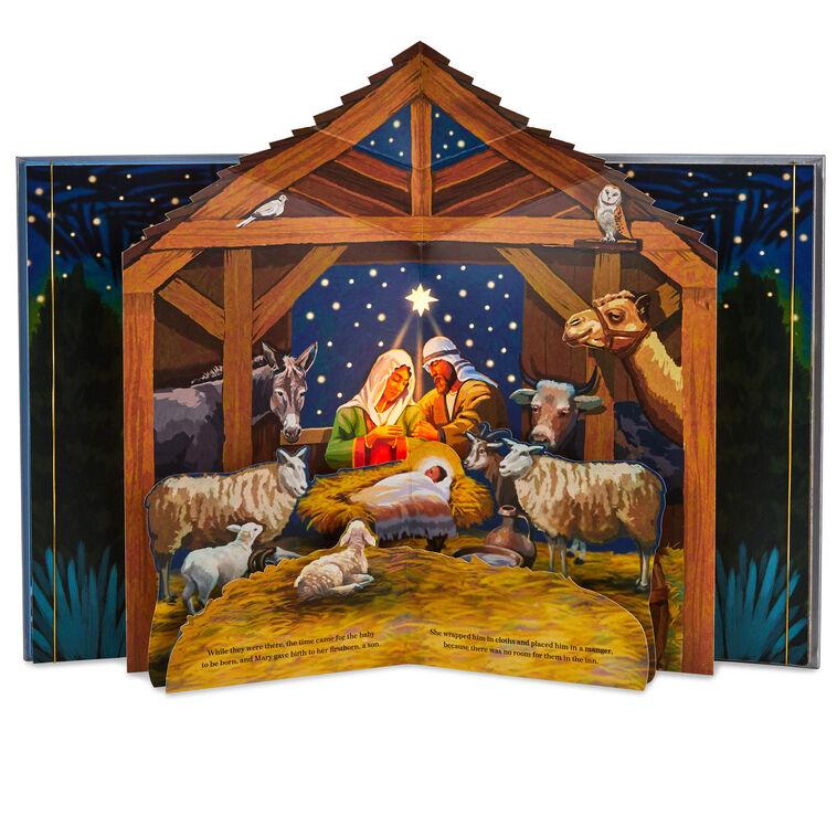 Hallmark The Nativity Story Pop-Up Book With Light And Sound