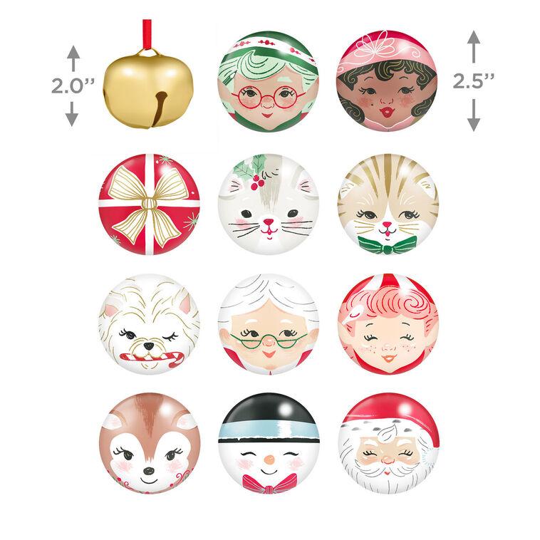 Hallmark The North Pole's Countdown To Christmas Ornaments And Book Set