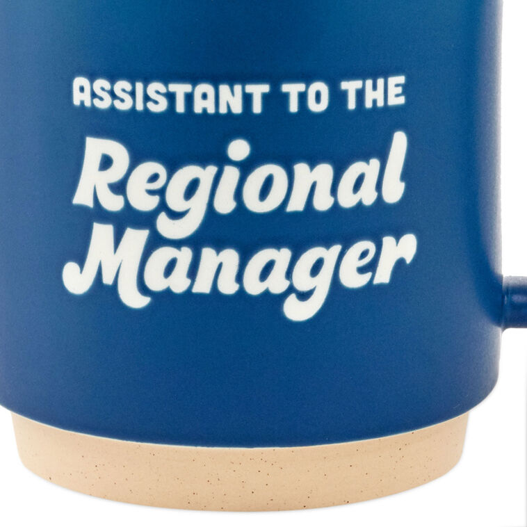Hallmark The Office Blue And White Stacking Mugs Set Of 2