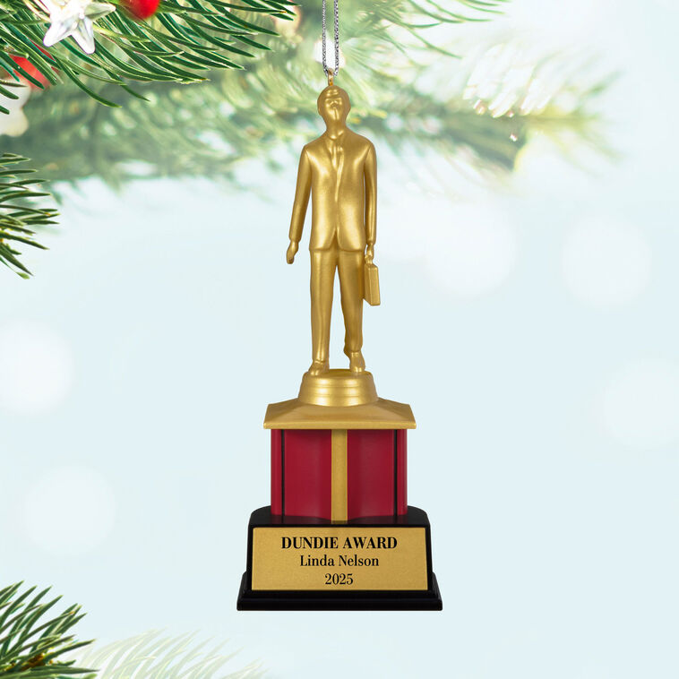 Hallmark The Office Dundie Award Personalized Ornament Custom Text