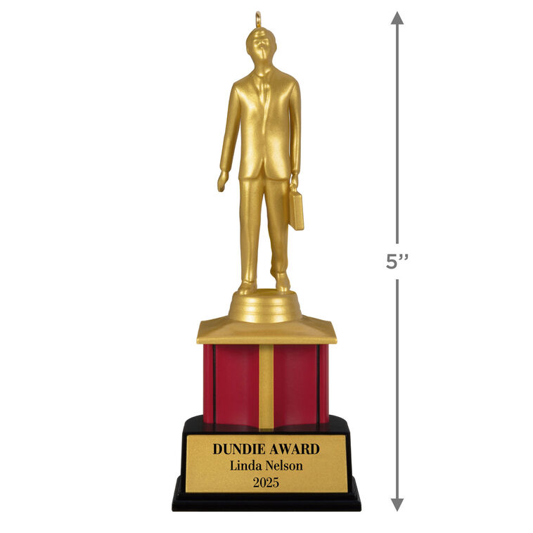 Hallmark The Office Dundie Award Personalized Ornament Custom Text