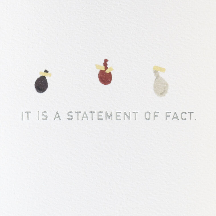 Hallmark The Office It's A Fact Funny Birthday Card