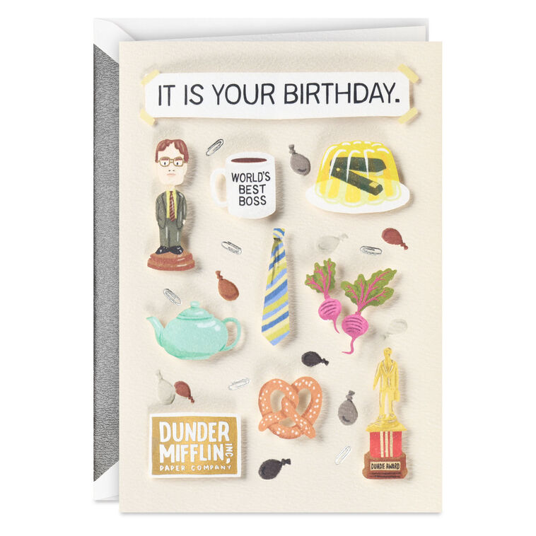 hallmark The Office It's a Fact Funny Birthday Card