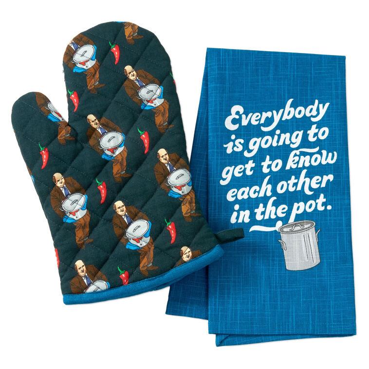 hallmark The Office Kevin's Chili Oven Mitt and Tea Towel Set of 2