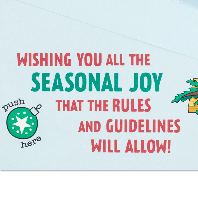 Hallmark The Office Party Planning Committee Funny Pop-Up Christmas Card With Sound