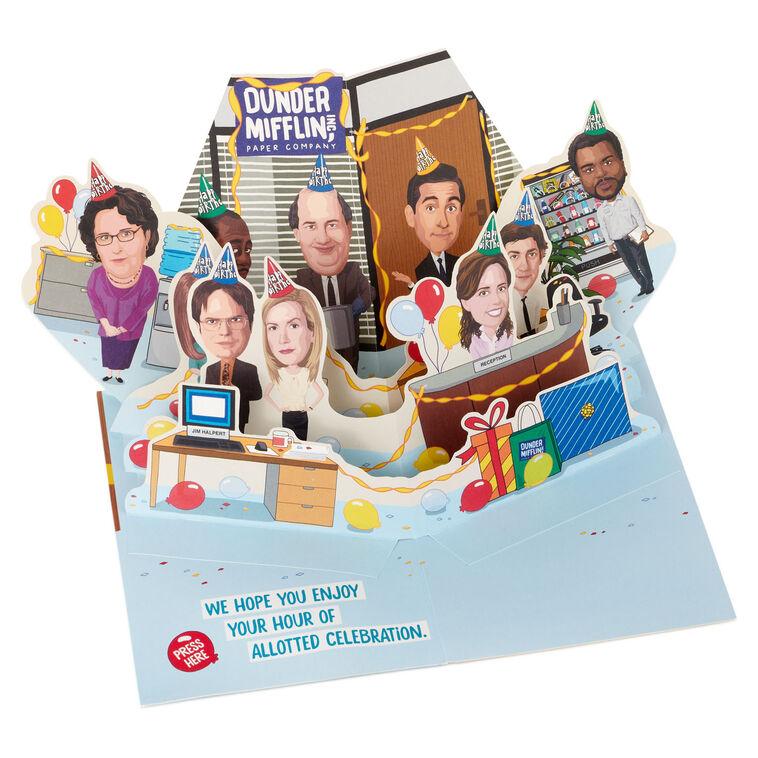 Hallmark The Office The Party Planning Committee Funny Pop-Up Birthday Card With Sound