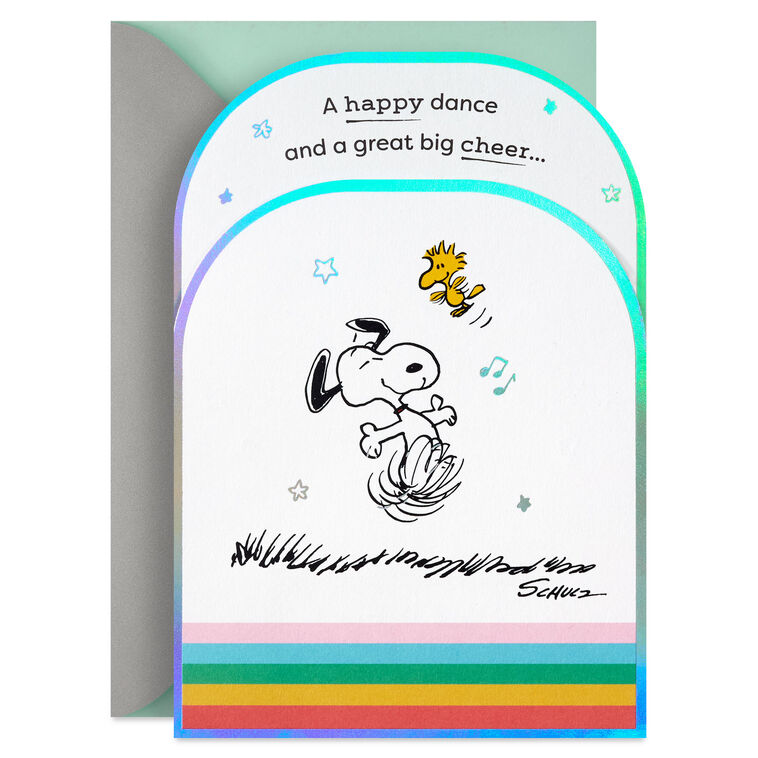 hallmark The Peanuts® Gang Cheers to Wonderful You Pop-Up Card