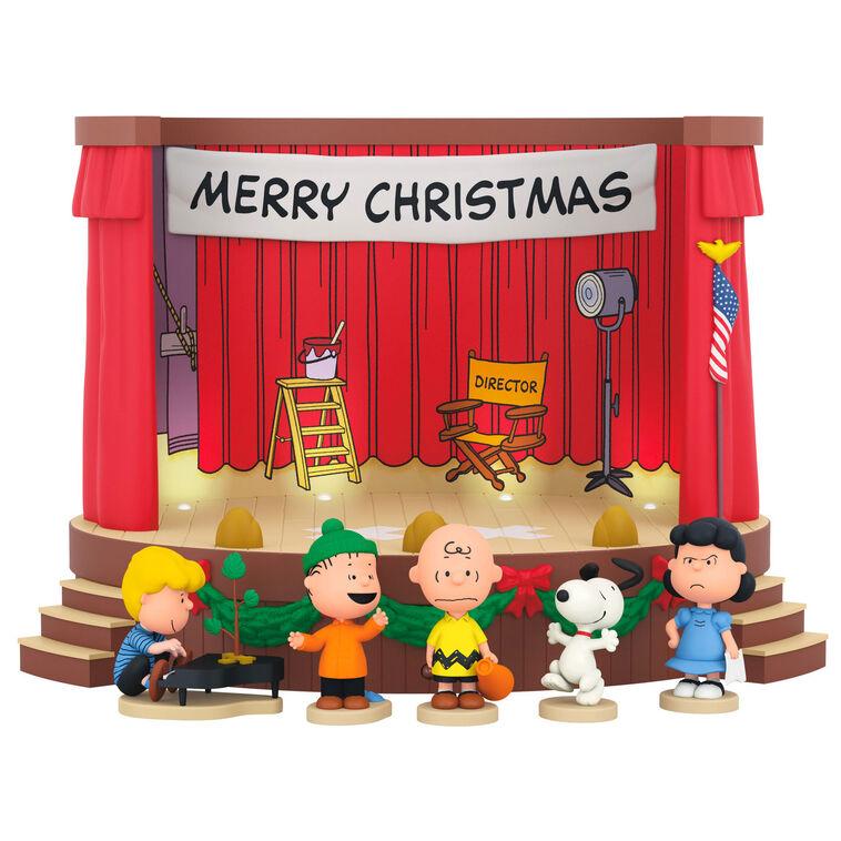 hallmark The Peanuts® Gang Merry Christmas Charlie Brown Tabletop Decoration With Light and Sound