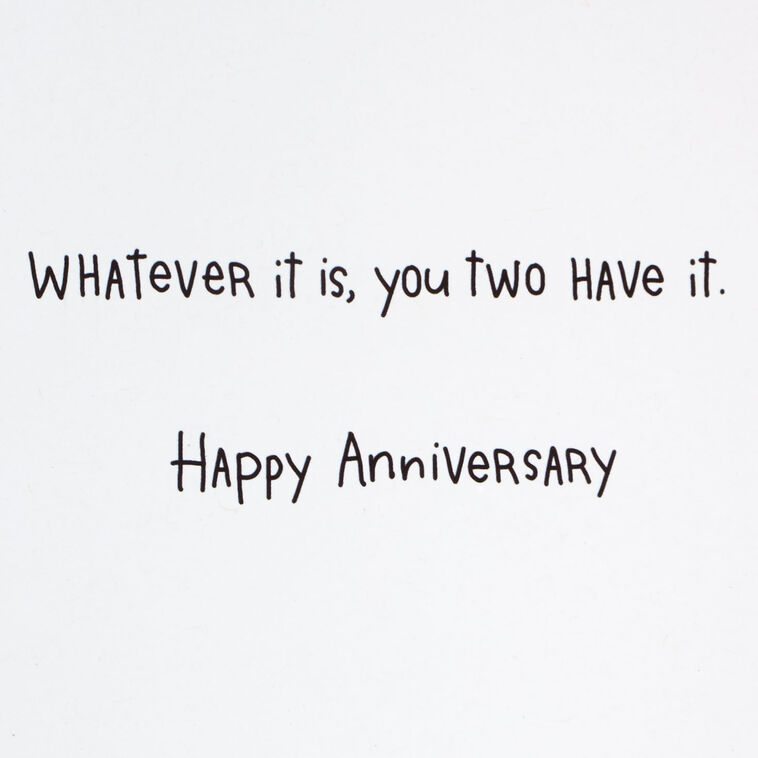 Hallmark The Secret To A Happy Marriage Funny Anniversary Card For Couple