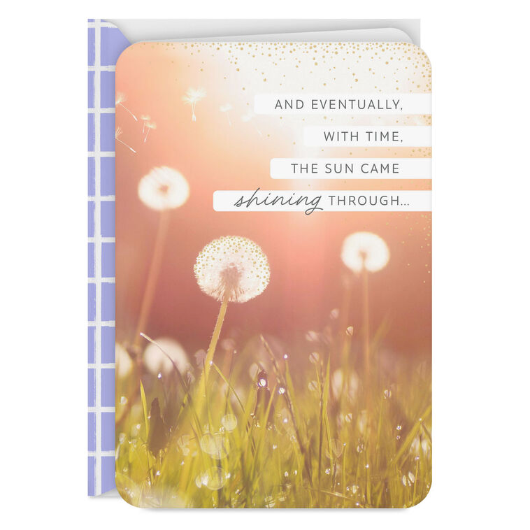 hallmark The Sun Will Come Shining Through Encouragement Card