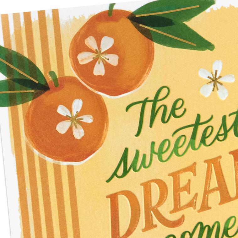 Hallmark The Sweetest Dream Come True New Baby Girl Card
