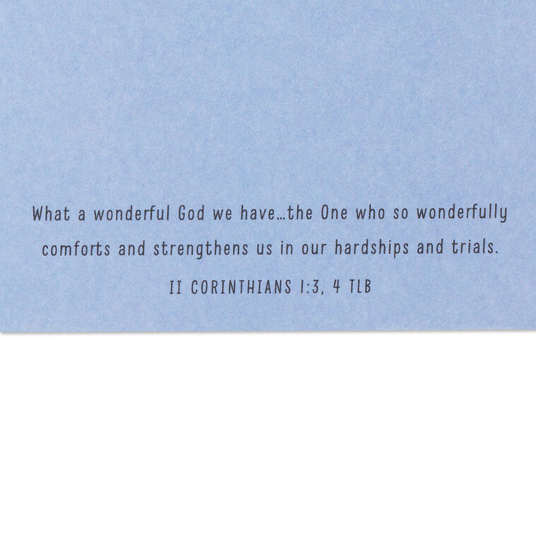 Hallmark The Tender Grace Of Christ Religious Sympathy Card