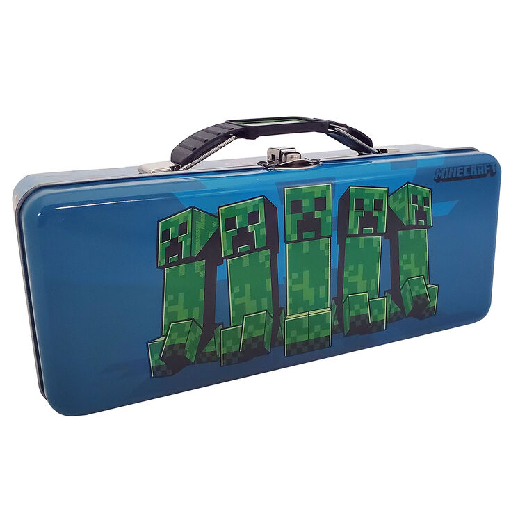 hallmark The Tin Box Company Minecraft Creeper Pencil Tin